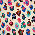 Bio French Terry Hamburger Liebe Gleam Glamouflage Creme