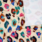 Bio French Terry Hamburger Liebe Gleam Glamouflage Creme