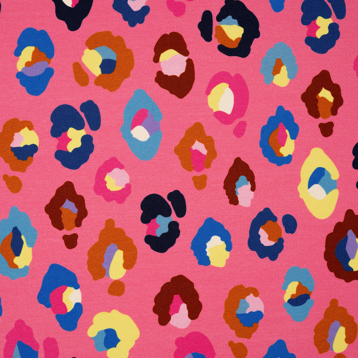 Bio French Terry Hamburger Liebe Gleam Glamouflage Pink