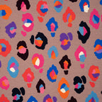 Bio French Terry Hamburger Liebe Gleam Glamouflage Taupe