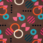 Bio French Terry Hamburger Liebe Gleam Playshape Dunkeltaupe