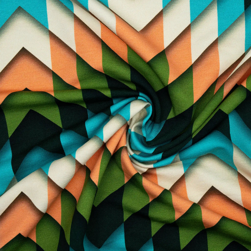 Bio French Terry Hamburger Liebe Western Fairy Tales Homecoming Grün Eisblau