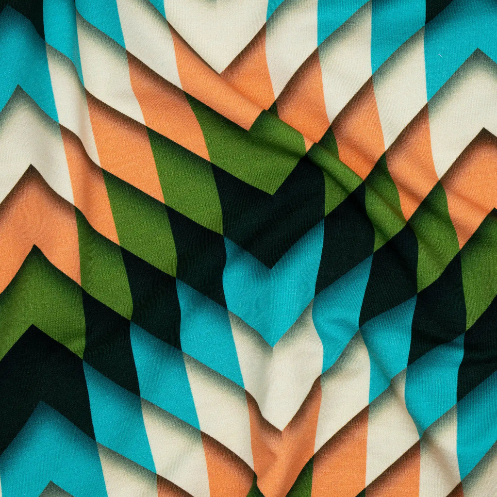 Bio French Terry Hamburger Liebe Western Fairy Tales Homecoming Grün Eisblau