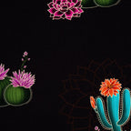 Bio French Terry Hamburger Liebe Western Fairy Tales Prairie Blossom Bordeaux