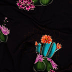 Bio French Terry Hamburger Liebe Western Fairy Tales Prairie Blossom Bordeaux