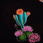 Bio French Terry Hamburger Liebe Western Fairy Tales Prairie Blossom Bordeaux