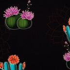 Bio French Terry Hamburger Liebe Western Fairy Tales Prairie Blossom Bordeaux