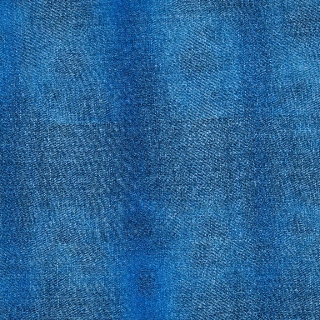 Bio French Terry Jeans-Optik Dunkelblau