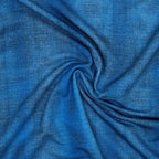 Bio French Terry Jeans-Optik Dunkelblau