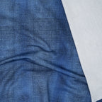 Bio French Terry Jeans-Optik Dunkelblau | Stoffwerk