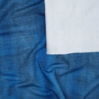 Bio French Terry Jeans-Optik Dunkelblau