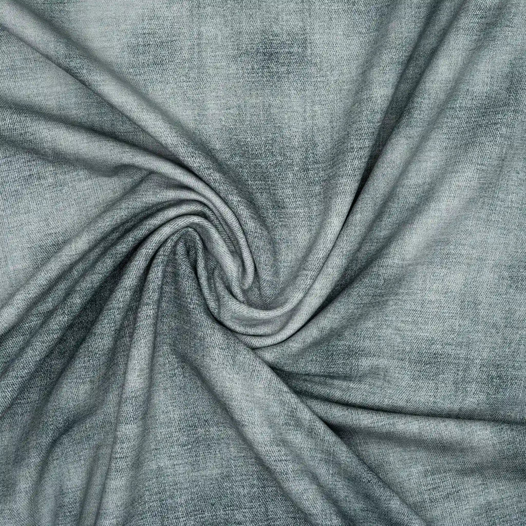 Bio French Terry Jeans-Optik Dunkelgrau