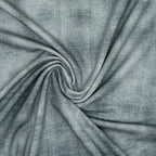 Bio French Terry Jeans-Optik Dunkelgrau