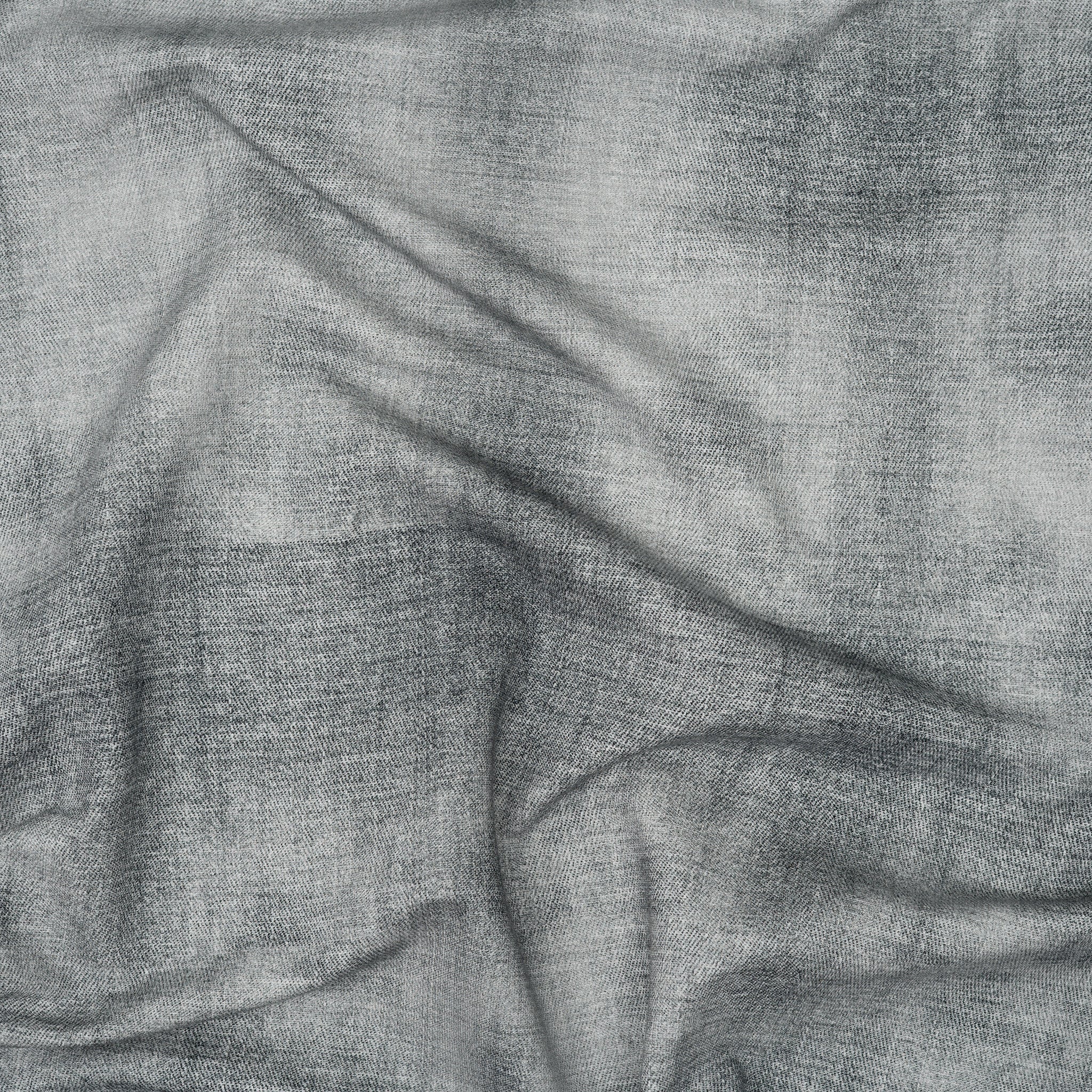 Bio French Terry Jeans-Optik Dunkelgrau | Stoffwerk