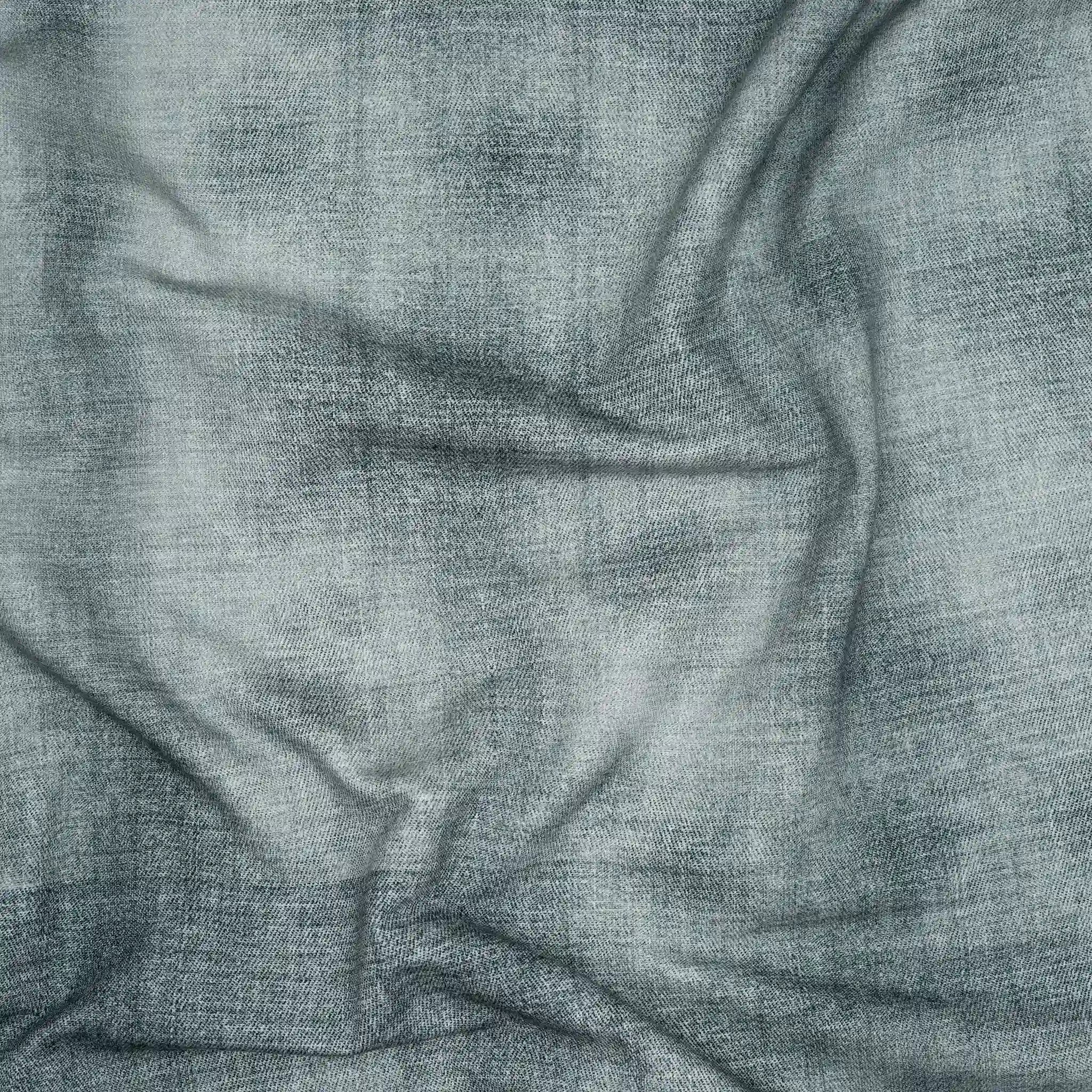 Bio French Terry Jeans-Optik Dunkelgrau