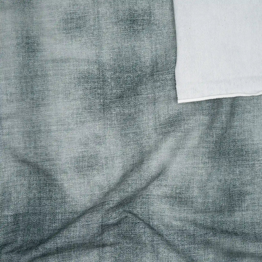 Bio French Terry Jeans-Optik Dunkelgrau