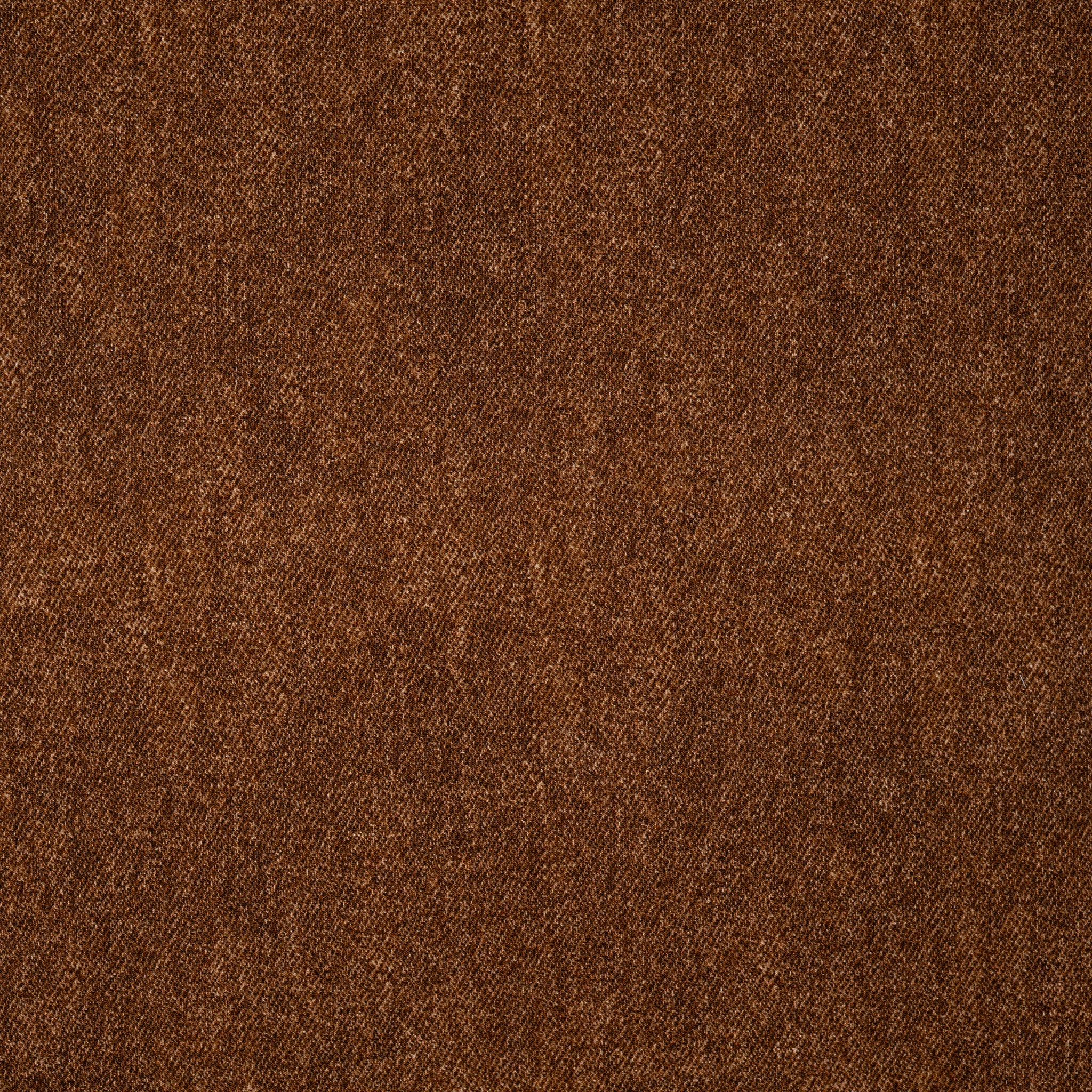 Bio French Terry Jeans-Optik Schoko Karamell