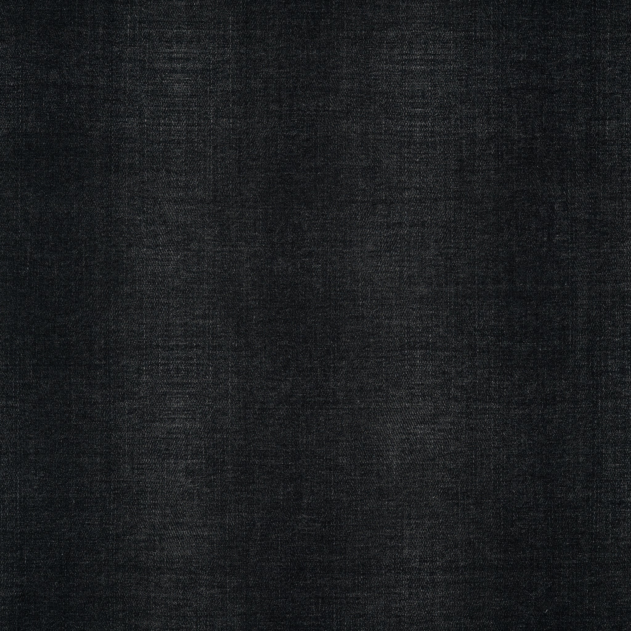 Bio French Terry Jeans-Optik Schwarz | Stoffwerk