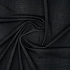 Bio French Terry Jeans-Optik Schwarz | Stoffwerk