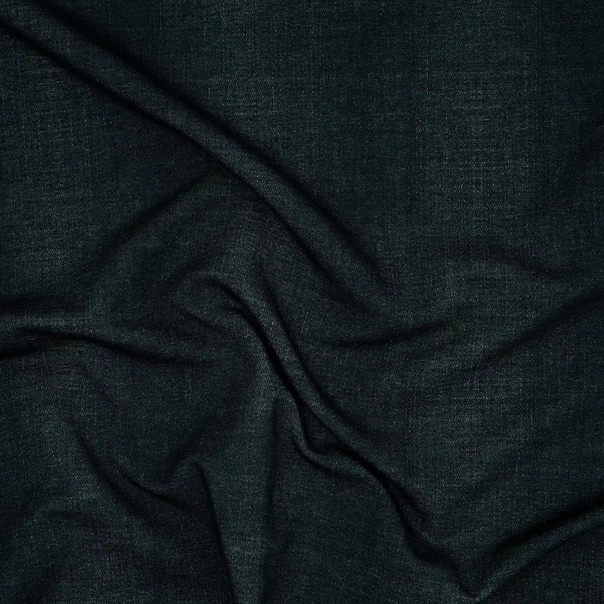 Bio French Terry Jeans-Optik Schwarz