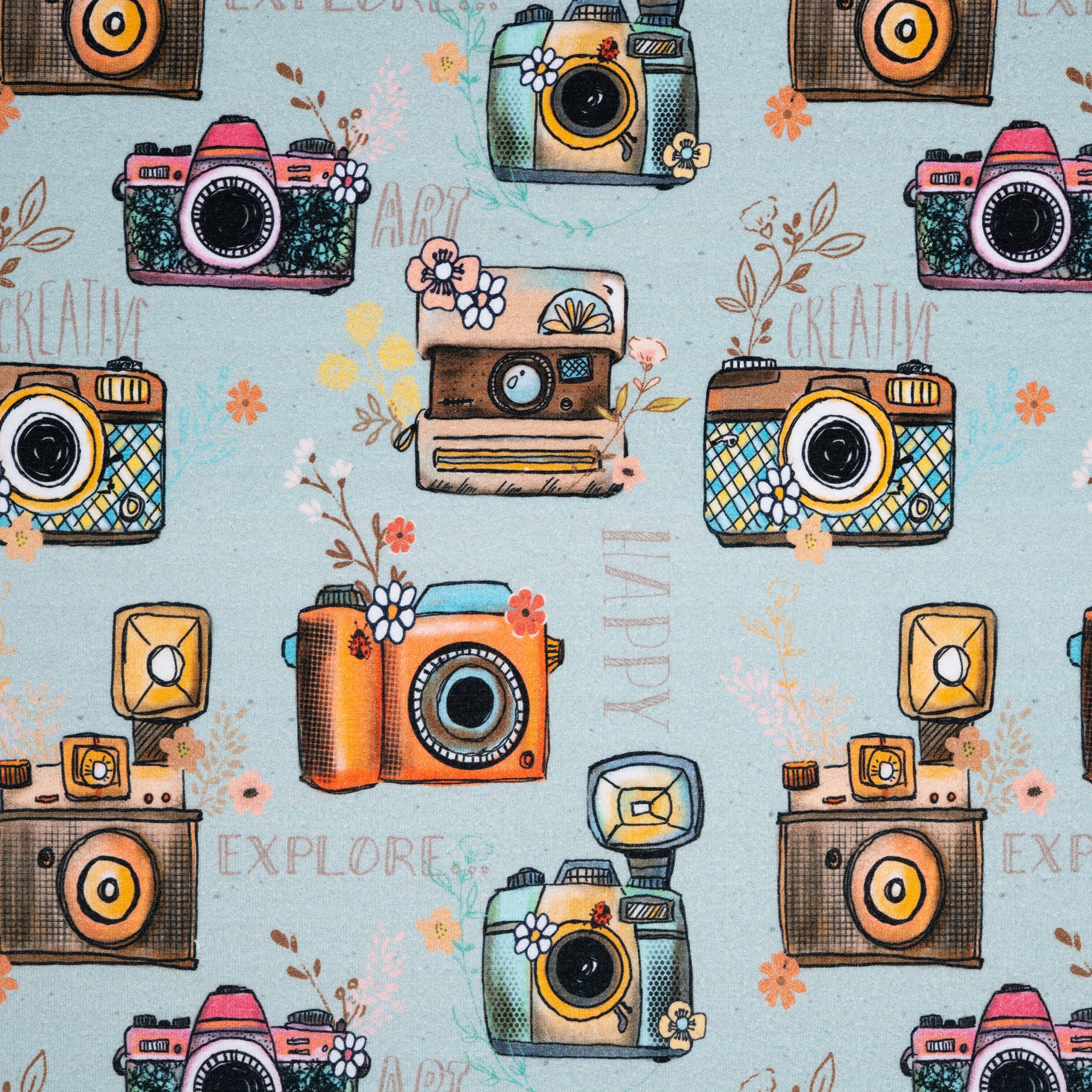 Bio French Terry Kameras Mint hell