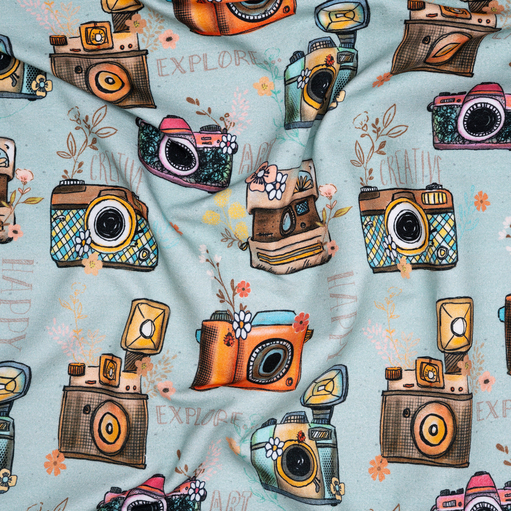 Bio French Terry Kameras Mint hell