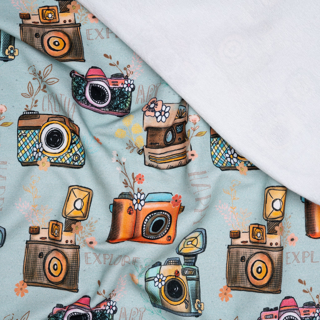 Bio French Terry Kameras Mint hell