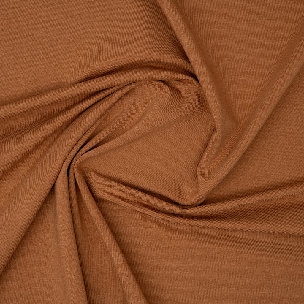 Bio French Terry Karamell Dunkel | Stoffwerk