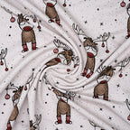 Bio French Terry Karl Der Weihnachtselch | Stoffwerk