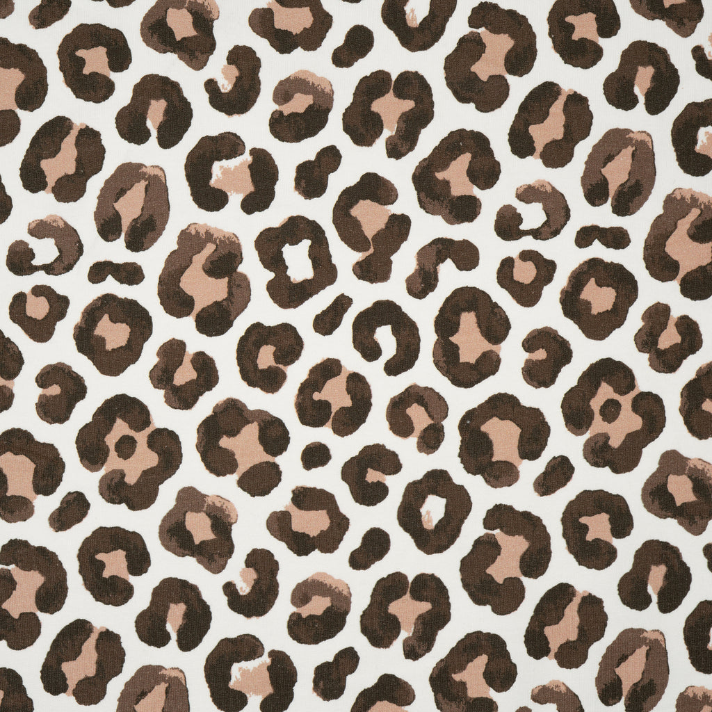 Bio French Terry Leo Beige Braun