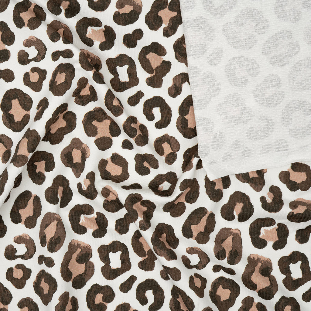 Bio French Terry Leo Beige Braun