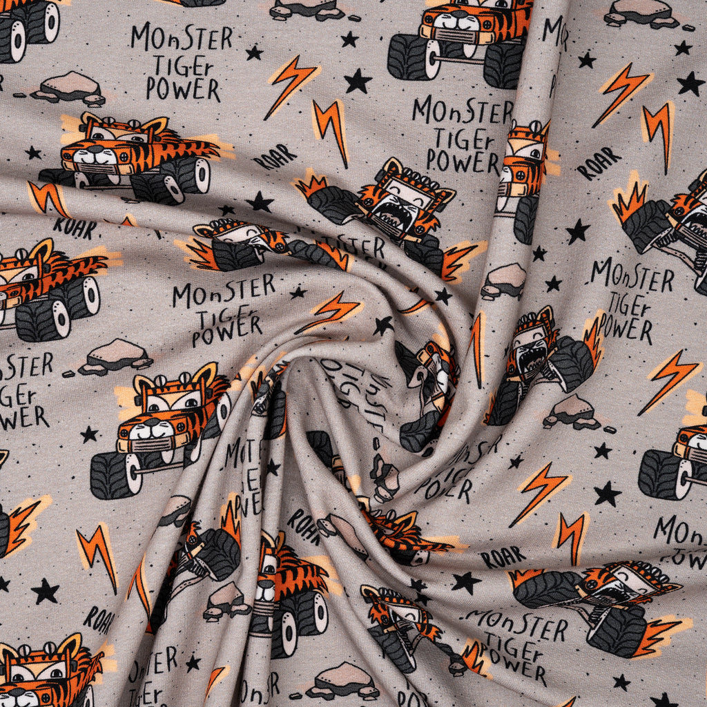 Bio French Terry Monster Tiger Power