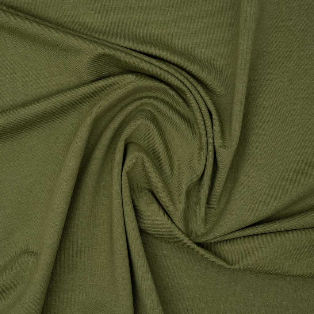 Bio French Terry Olivgrün Hell