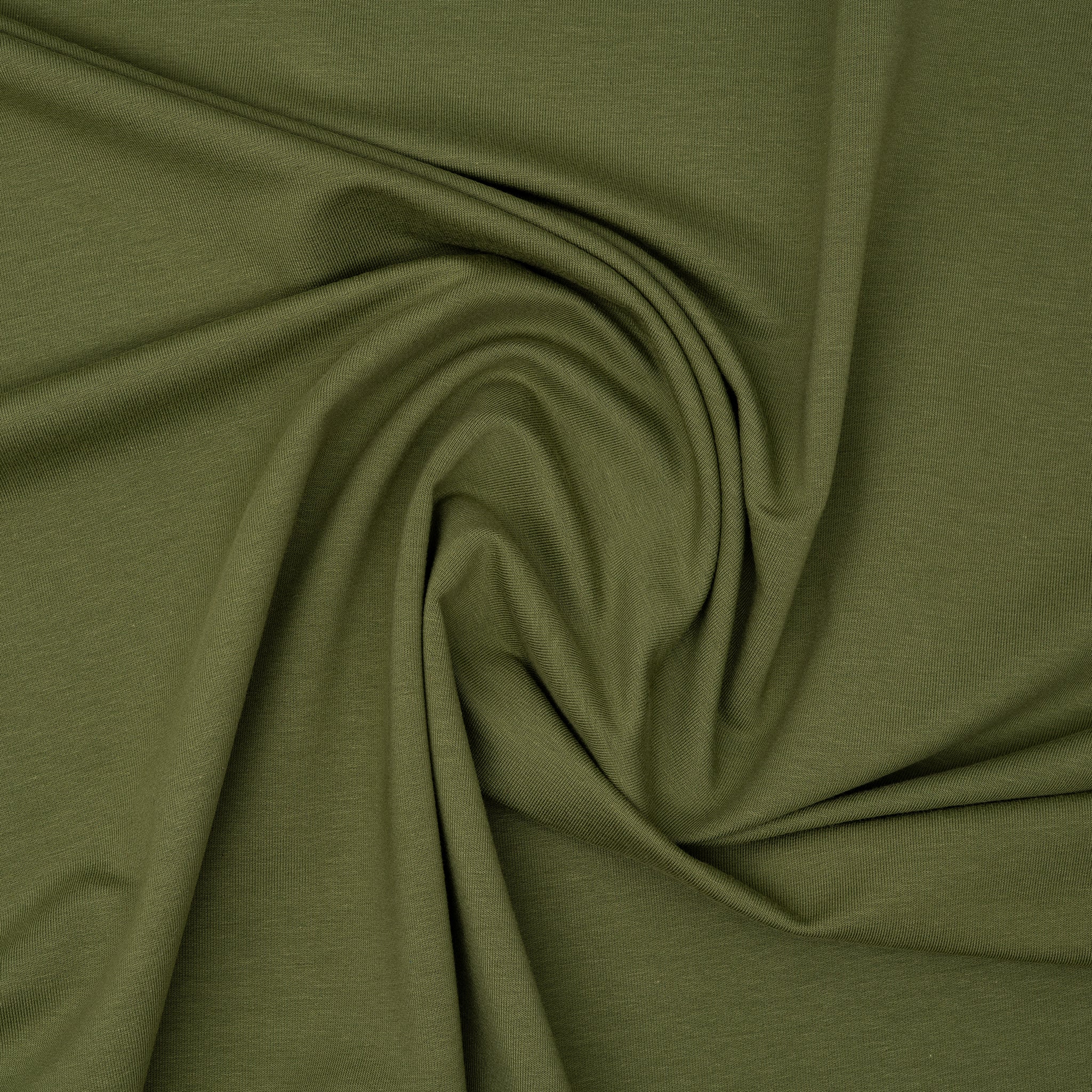 Bio French Terry Olivgrün Hell
