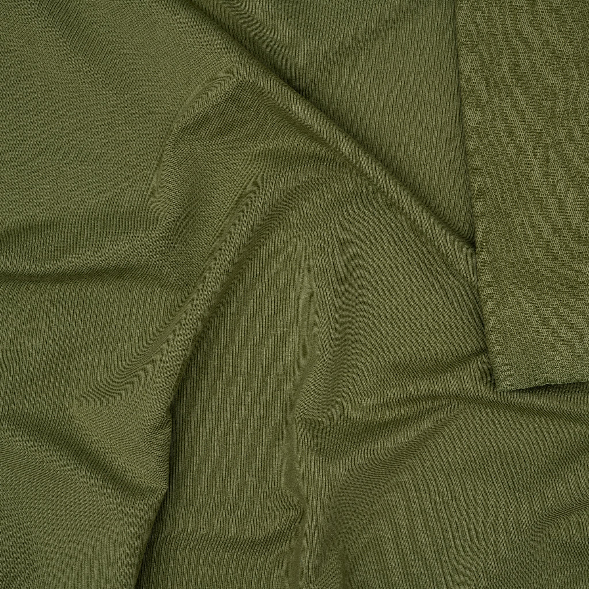 Bio French Terry Olivgrün Hell