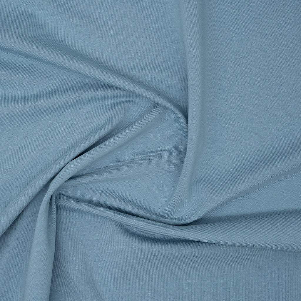 Bio French Terry Rauchiges Hellblau | Stoffwerk