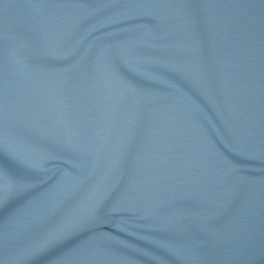 Bio French Terry Rauchiges Hellblau | Stoffwerk