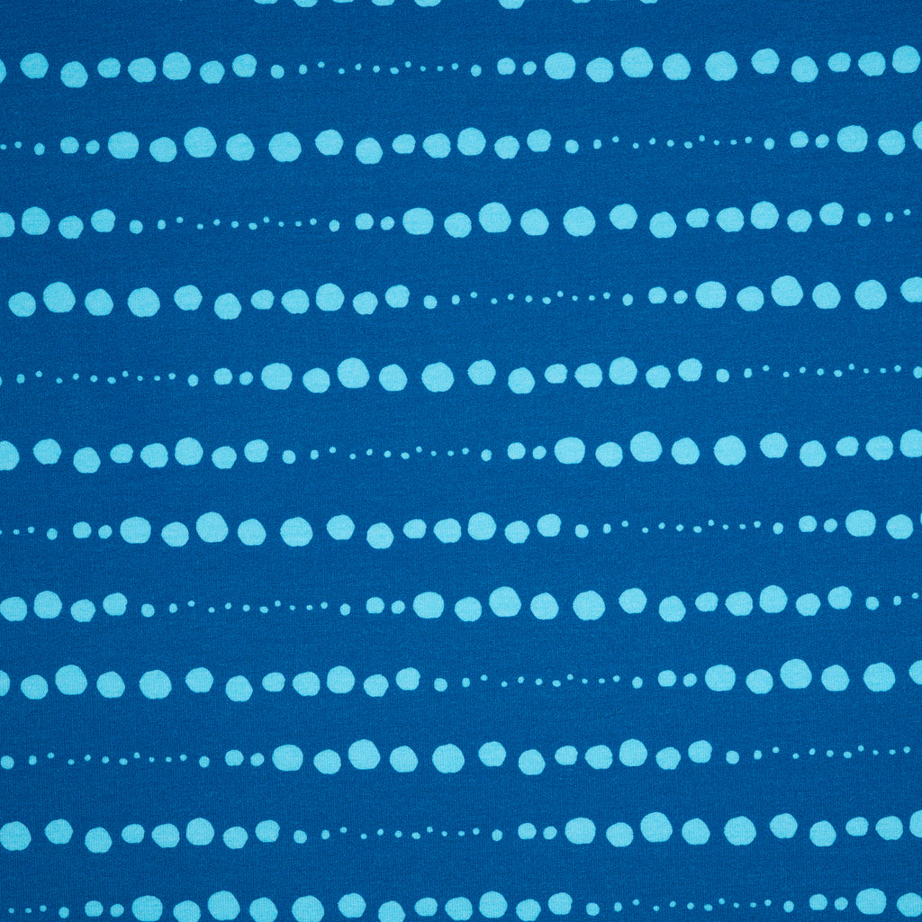 Bio French Terry Schneekugelei Blau