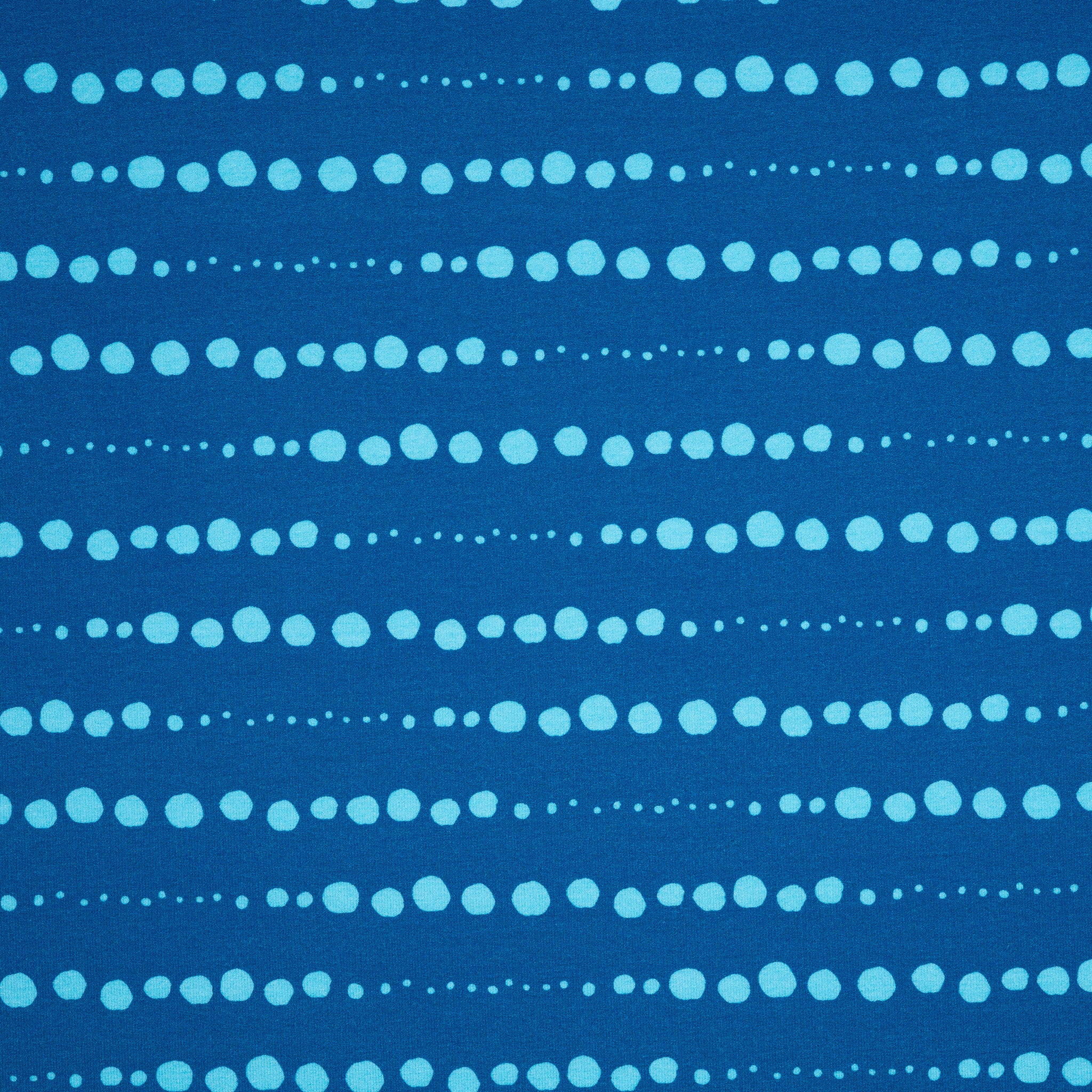 Bio French Terry Schneekugelei Blau