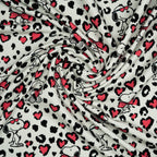 Bio French Terry Snoopy Leo-Verliebt | Stoffwerk