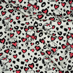 Bio French Terry Snoopy Leo-Verliebt | Stoffwerk