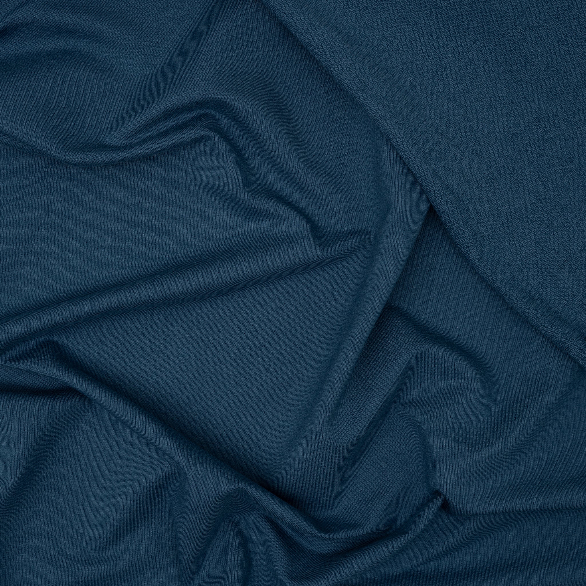 Bio French Terry Staubiges Indigo | Stoffwerk