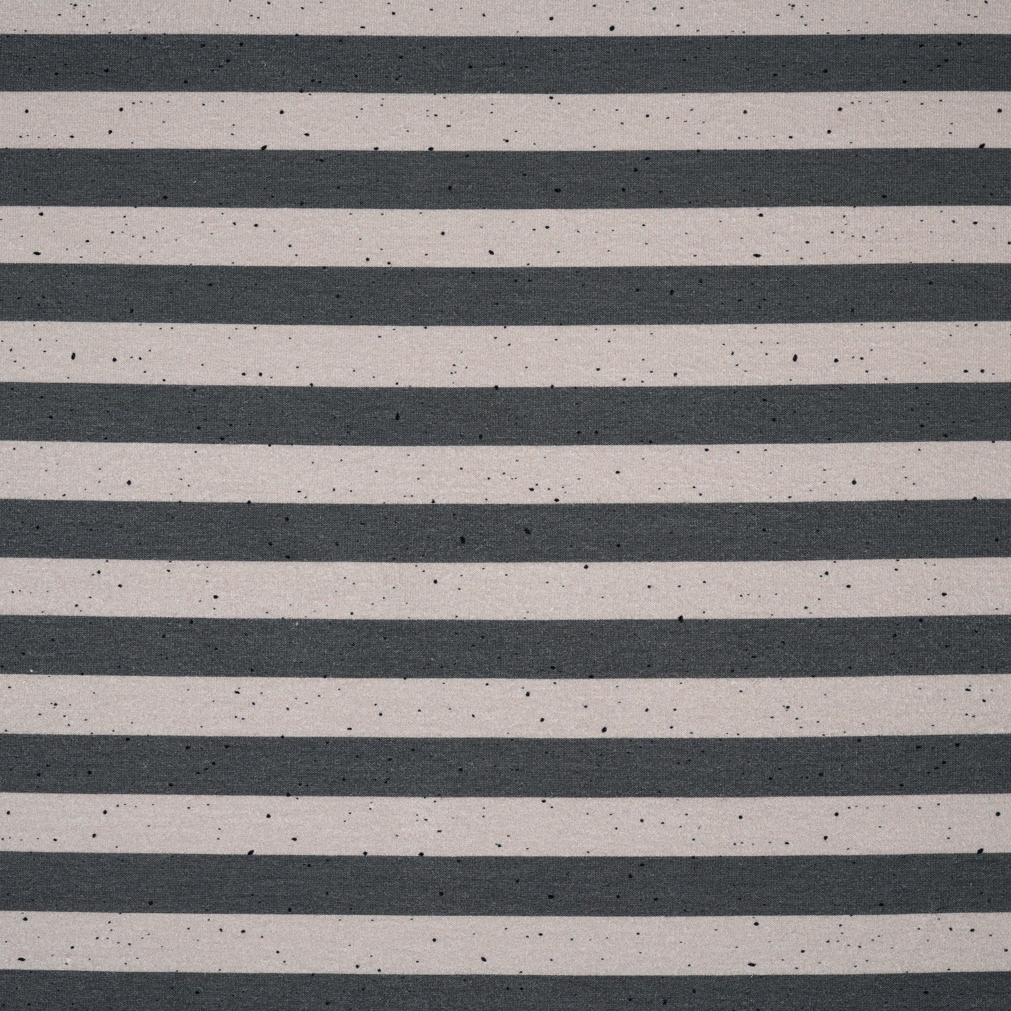 Bio French Terry Stripes Taupe Grau Dots