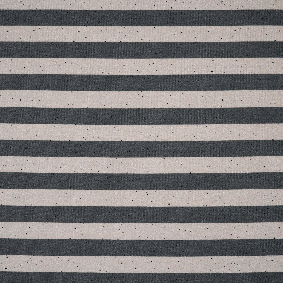 Bio French Terry Stripes Taupe Grau Dots
