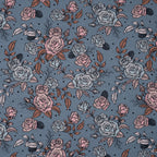 Bio French Terry Vintage Rose Dots | Stoffwerk
