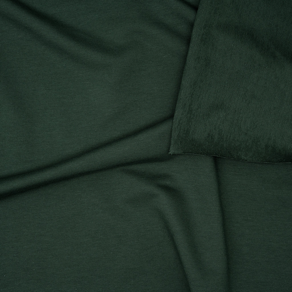 Bio French Terry Waldgrün Dunkel