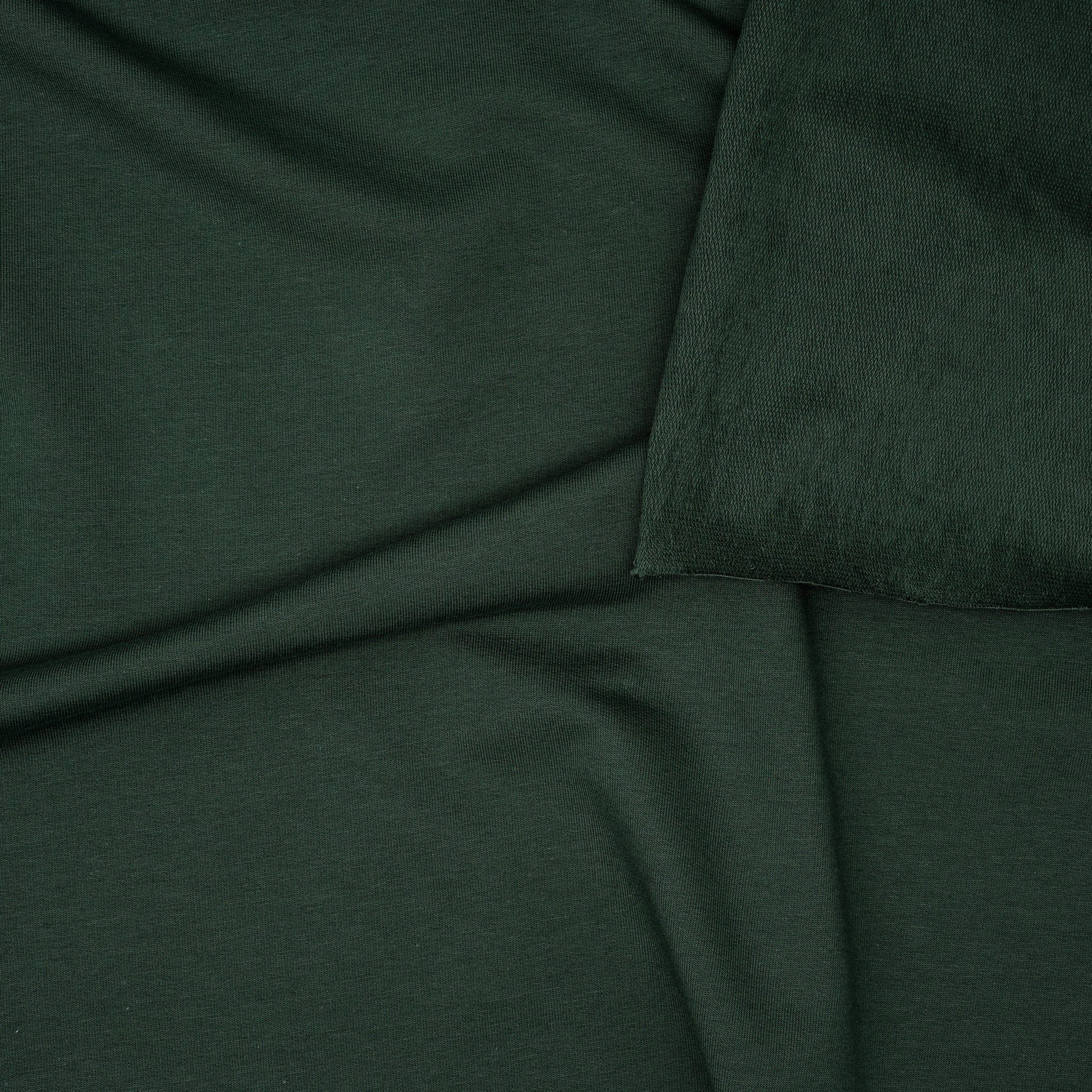 Bio French Terry Waldgrün Dunkel