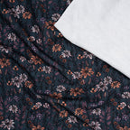 Bio French Terry Wild Flowers Petrol