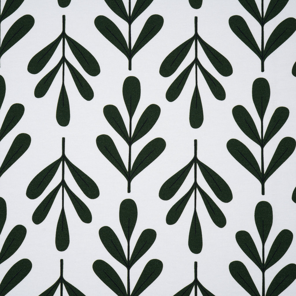 Bio French Terry Zweig Dünkelgrün