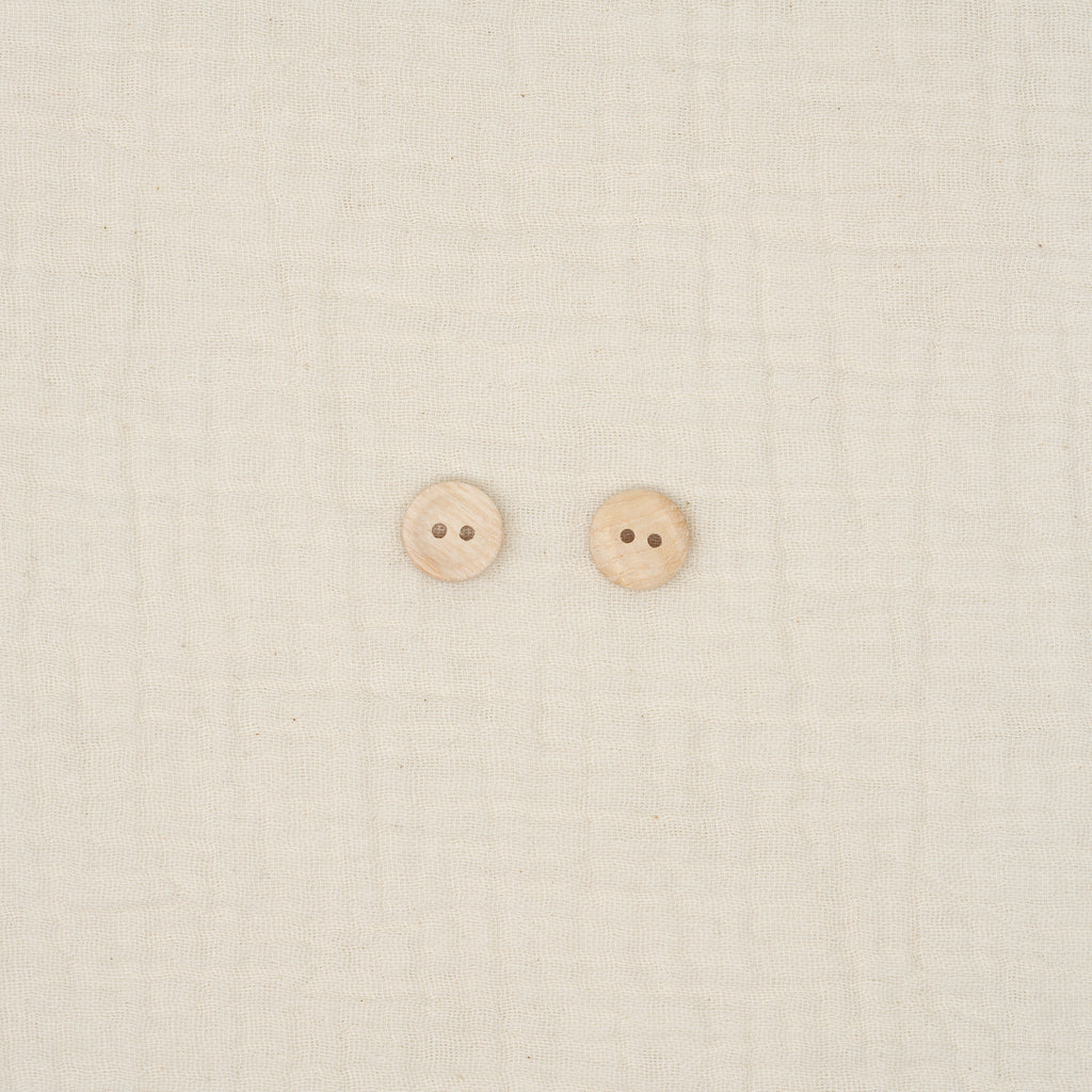 Bio Holzknopf Esche Geschüsselt (12,5 mm)